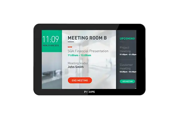 small pos display, meeting room touch screen